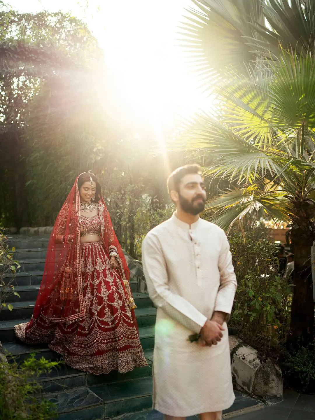 Drone aerial wedding venue photography
